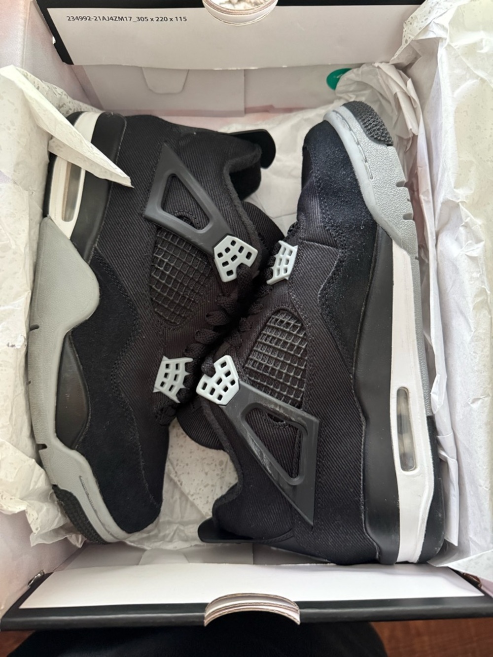 Jordan 4 Retro SE Black Canvas